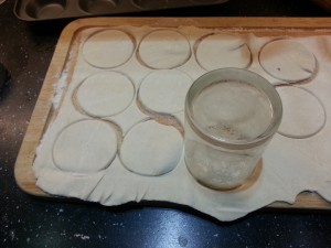 Making the bottom of the pie