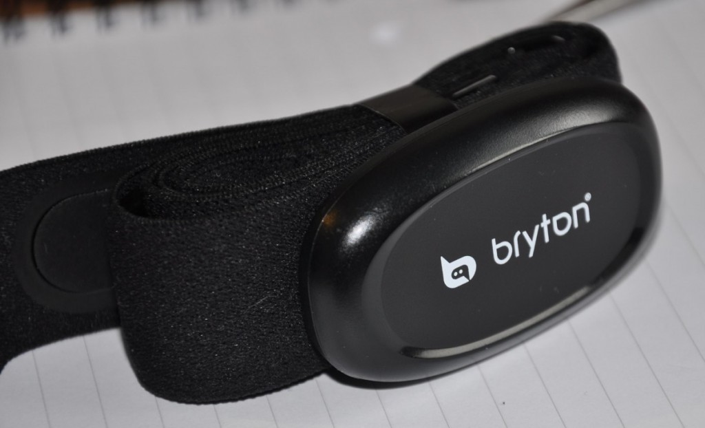 Bryton Heart Rate Monitor (HRM)  fitted to the Polar strap